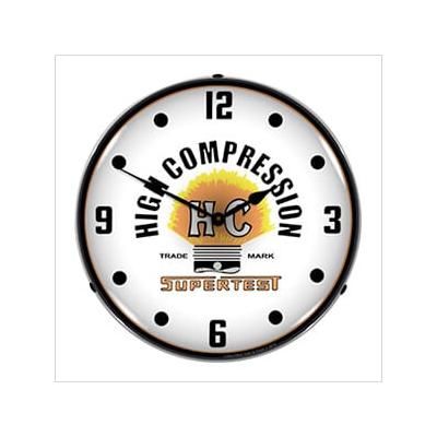 Collectable Sign and Clock HC Supertest Backlit Wall Clock