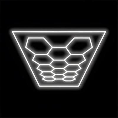 HexGlow Large 14 Hex LED Lighting Kit with Border (17.78’ x 11.90’)