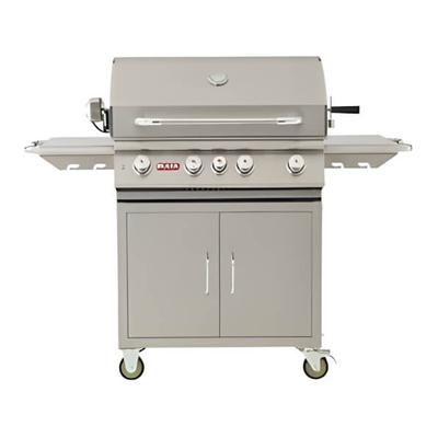 Bull Outdoor Products Angus 30-Inch 4-Burner 75K BTUs Freestanding Grill with Rotisserie (Natural Gas)