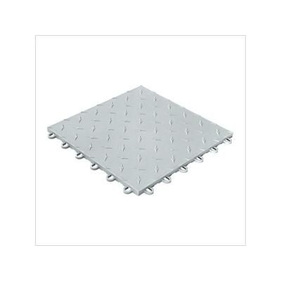 Swisstrax Diamondtrax Home 1ft x 1ft Pearl Silver Garage Floor Tile (Pack of 10)
