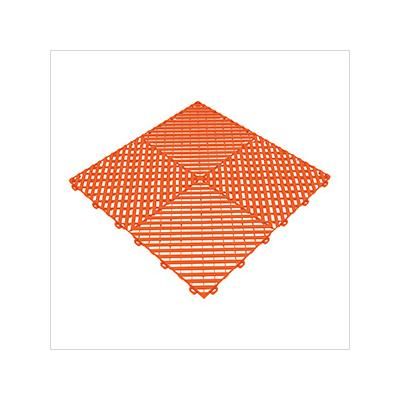 Swisstrax Ribtrax Pro Tropical Orange Garage Floor Tile (6-Pack)