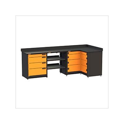 Swivel Storage Solutions 3-Piece Corner Garage Storage System
