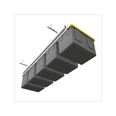 Ceiling Sam Glide Tote Slide Overhead Garage Storage System