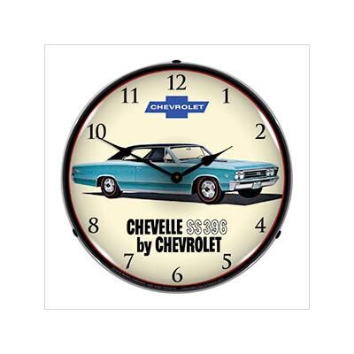 Collectable Sign and Clock 1967 Chevelle SS 396 Backlit Wall Clock