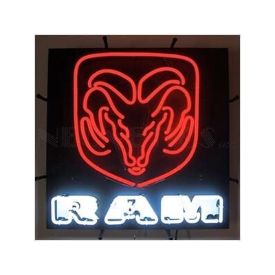Neonetics Dodge Ram Red 24-Inch Neon Sign