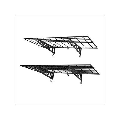 MonsterRax 48x24-Inch Wall Shelves (2-Pack)