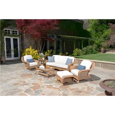 Tortuga Outdoor Sea Pines 6-Piece Seating Set (Mojave / Canvas Natural)