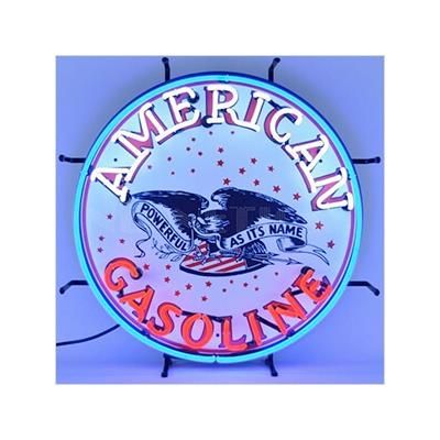 Neonetics American Gasoline 24-Inch Neon Sign