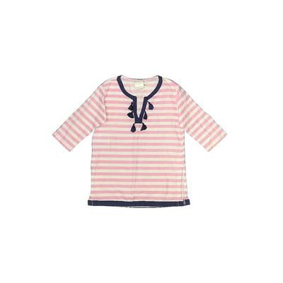 Pottery Barn Kids Long Sleeve Top Pink Ruffles Tops - Size 18-24 Month