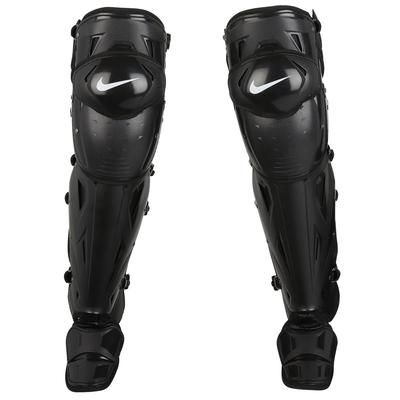 Nike Diamond Elite Baseball Catcher's Leg Guards Black/White
