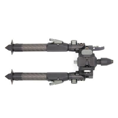 Tier One Tactical Bipod - Carbon Sling Stud 9in Black T1BTCSS230