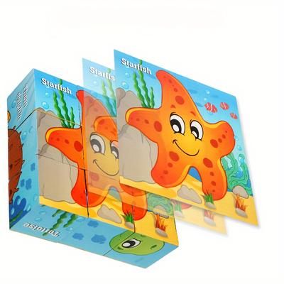 TEMU Sea World 6 Jigsaw Puzzles, The Perfect Choice For Christmas, New Year And Other Holiday Celebrations-this Puzzle That Enhances Intelligence Brings Intellectual Development And Happiness.