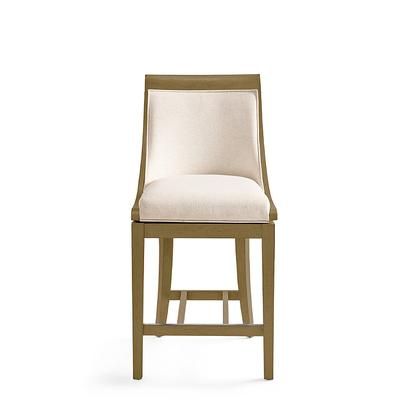 Avondale Swivel Bar & Counter Stool - Counter Height (26" Seat), Harvest, Fabric, Harvest/Crypton Chenille Nomad Snow/Counter Height - Grandin Road