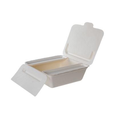 Eco Products EP-FSC58NFA 58 oz Vanguard Folia Take-Out Container - Molded Fiber, White, Case of 150