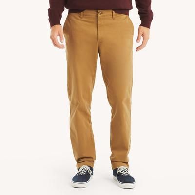 Nautica Men's Classic Fit Deck Pant Boca Brown, 36x32