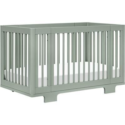 Babyletto Yuzu 8-in-1 Convertible Crib with All-Stages Conversion Kit - Light Sage