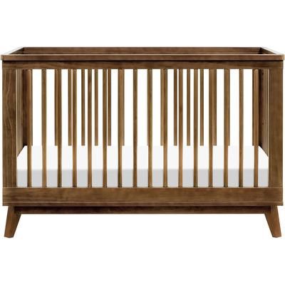 Babyletto Scoot 3-in-1 Convertible Crib w/Toddler Bed Conversion Kit - Natural Walnut