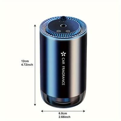 Portable Rechargeable Car Dual-use Aromatherapy Diffuser Aromatherapy Machine Containing A 50ml Bottle Of Ocean Scented Perfume With Colored Lights And Light Projection