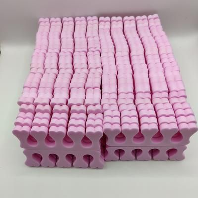 TEMU 100pcs Finger Toe Separators Manicure Pedicure Foot Care Compressed Sponge Nail Art Tools Suitable For Men And Women