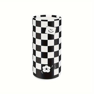 TEMU 1pc Creative Car Tissue Box Holder, Non-woven Fabric, Multi-functional Vehicle Paper Roll Dispenser With Cartoon Design