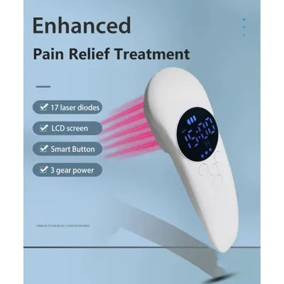 Strong Power Cold Laser Machine/Extracorporeal Shock Wave Therapy Equipment for Body Pain Relief on Human and Pets