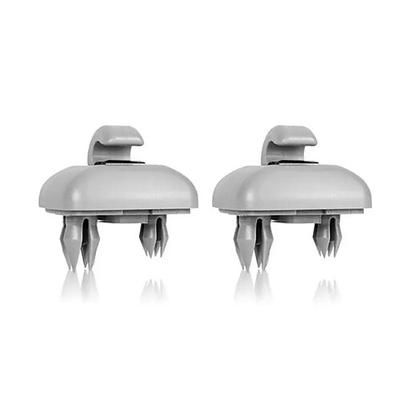 2 pz auto parasole fermo gancio di fissaggio clip staffa di supporto per audi a1 a3 a4 a5 q3 q5 (8e0 857 562) a7 b6 b7 b8 s4 s5 titolari