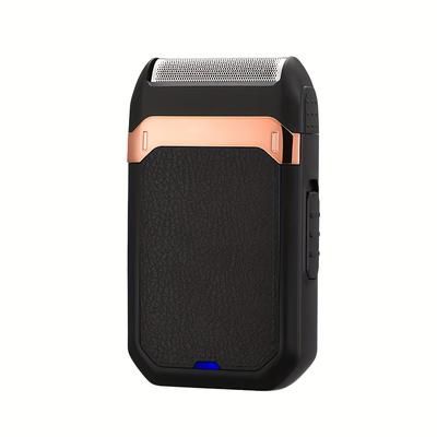 TEMU Rechargeable Electric Foil And Bald Shaver For Men - Smooth And Precise Beard Trimming, Father's Day Gift