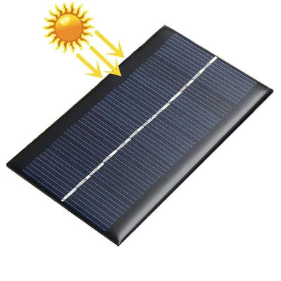 Mini 6V 1W Solar Panel Bank Solar Power Board Portable Solar System Module DIY Power for Cell Phone Light Battery Toy Chargers