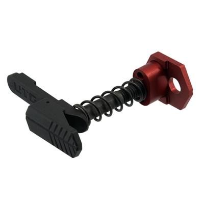 Leapers UTG AR15 Ambidextrous Extended Magazine Release Matte Red TLT-TKSMRR