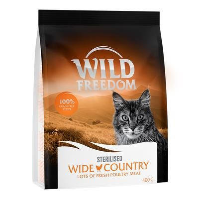 3 x 400g Adult Wide Country Sterilised - Poultry Wild Freedom Dry Cat Food