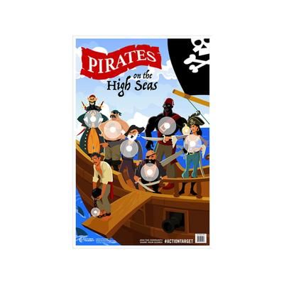 Action Target Pirates on the High Seas Target 100 Pack 23in x 35in GS-PIRATES-100