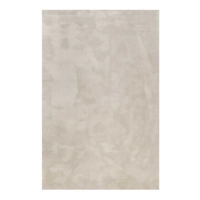 Tappeto morbido poliestere microfibra beige 70x140