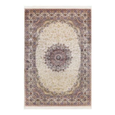 Tappeto sottile setoso vintage beige premium 290x200