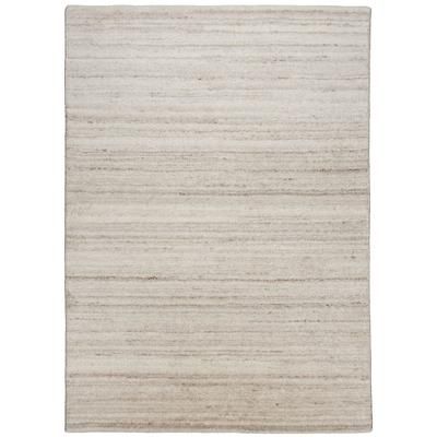 Tappeto berbero annodato a mano in lana naturale - melange - 70x140 cm