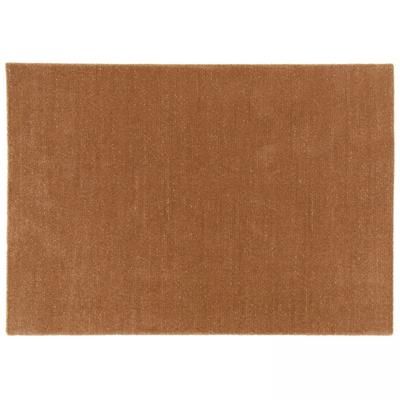 Tappeto in polipropilene a pelo corto marrone unito 160 x 230 cm
