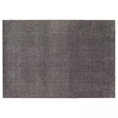 Tappeto liscio a pelo lungo in polipropilene 160 x 230 cm grigio