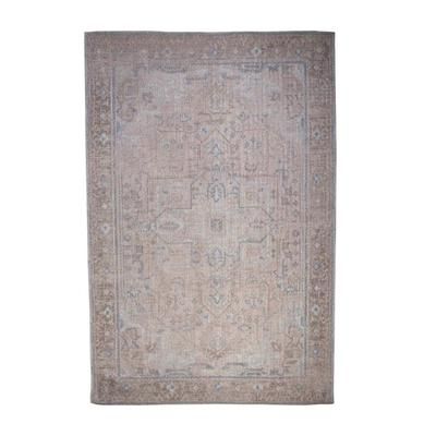 Tapetto in tessuto beige 160x230 cm
