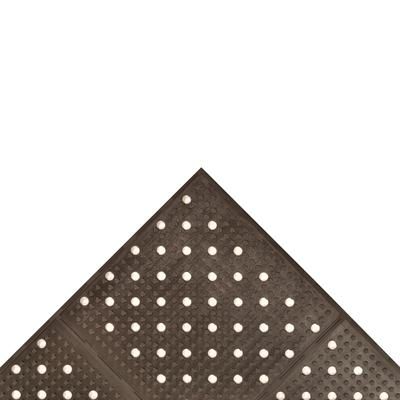 NoTrax T23R0332BL Multi-Mat II Grease-Resistant Floor Mat, 3' x 32', 3/8" Thick, Black, Roll