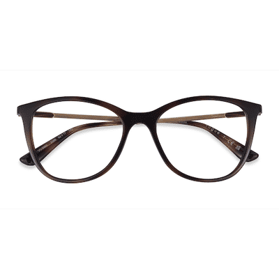 Female s square Dark Tortoise Plastic Prescription eyeglasses - Eyebuydirect s Vogue Eyewear VO5562