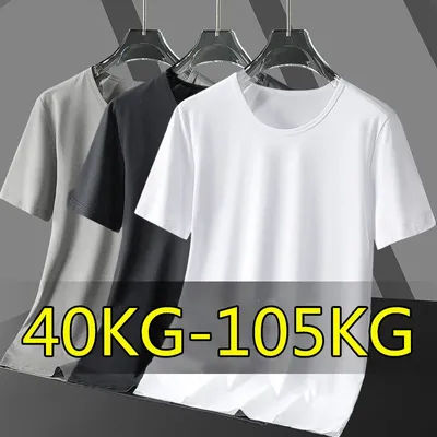 Summer O-Neck T-Shirts Men Ice Silk Mesh Breathable Half Sleeve Top Solid Color Thin Casual Cool Quick-dry Short Sleeve T Shirts