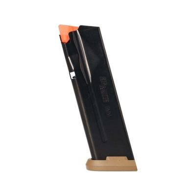SIG SAUER P365 X-Macro 9mm Luger 17 Round Pistol Magazine Coyote 1 Pack Steel 8901206-17RD