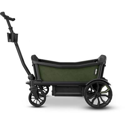 Veer Cruiser (2 Seater) Stroller Wagon + Sidewall Kit Bundle - Green Jasper