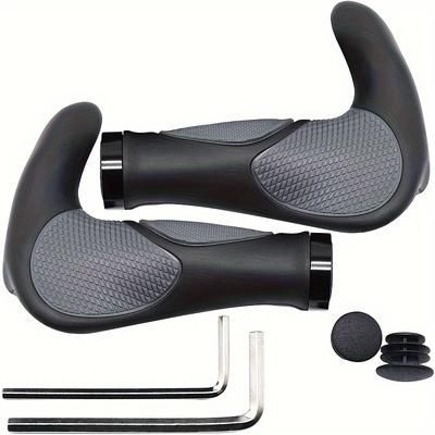 TEMU Mountain Bike Handlebar Grips, Comfortable Anti-slip Handlebar Grips