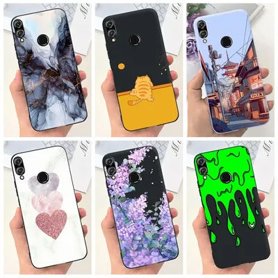 Pour Honor 8X étui JSN-L11 JSN-L21 JSN-L22 couverture arrière de luxe marbre mince Silicone souple Funda sur Honor 8A 8C BKK-L21 Honor8X Capa