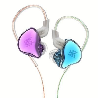 Kz Edc In-ear Monitor, Hifi Stereo Stage/studio Iem Wired Noise Isolation Sports Headphones/earplugs/headphones, With Detachable Cable, Suitable For Musicians And Enthusiasts