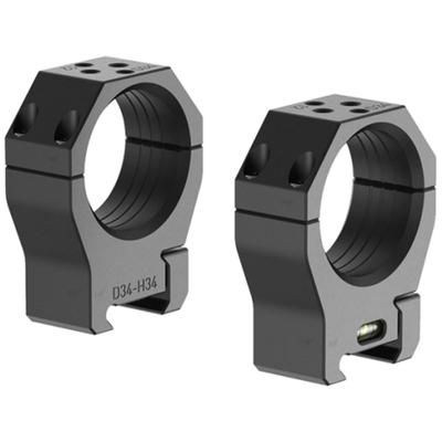 Audere Scope Rings PSR 30mm Gen II High Black PR0008A