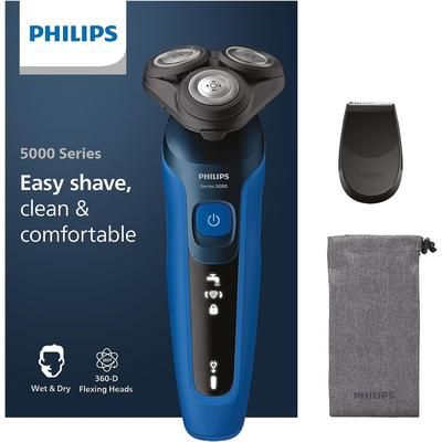 Philips Series 5000 rasoio elettrico ad umido e a secco S5466/18, rasa