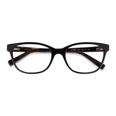 Unisex s horn Dark Tortoise Plastic Prescription eyeglasses - Eyebuydirect s Armani Exchange AX3037