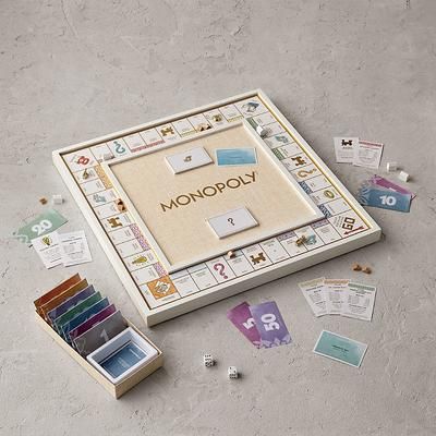 Monopoly Bianco Board Game - Frontgate