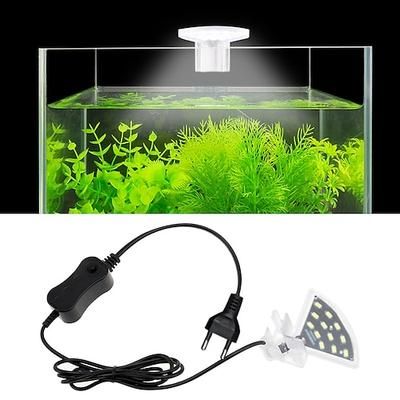 Le piante di illuminazione per acquari a led super sottili crescono luce per piante acquatiche illuminazione lampada a clip impermeabile per acquario